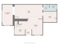 living - Casa rural de 229m² con 22m² terraza en venta en Penedès - Plano del piso thumbnail - 1