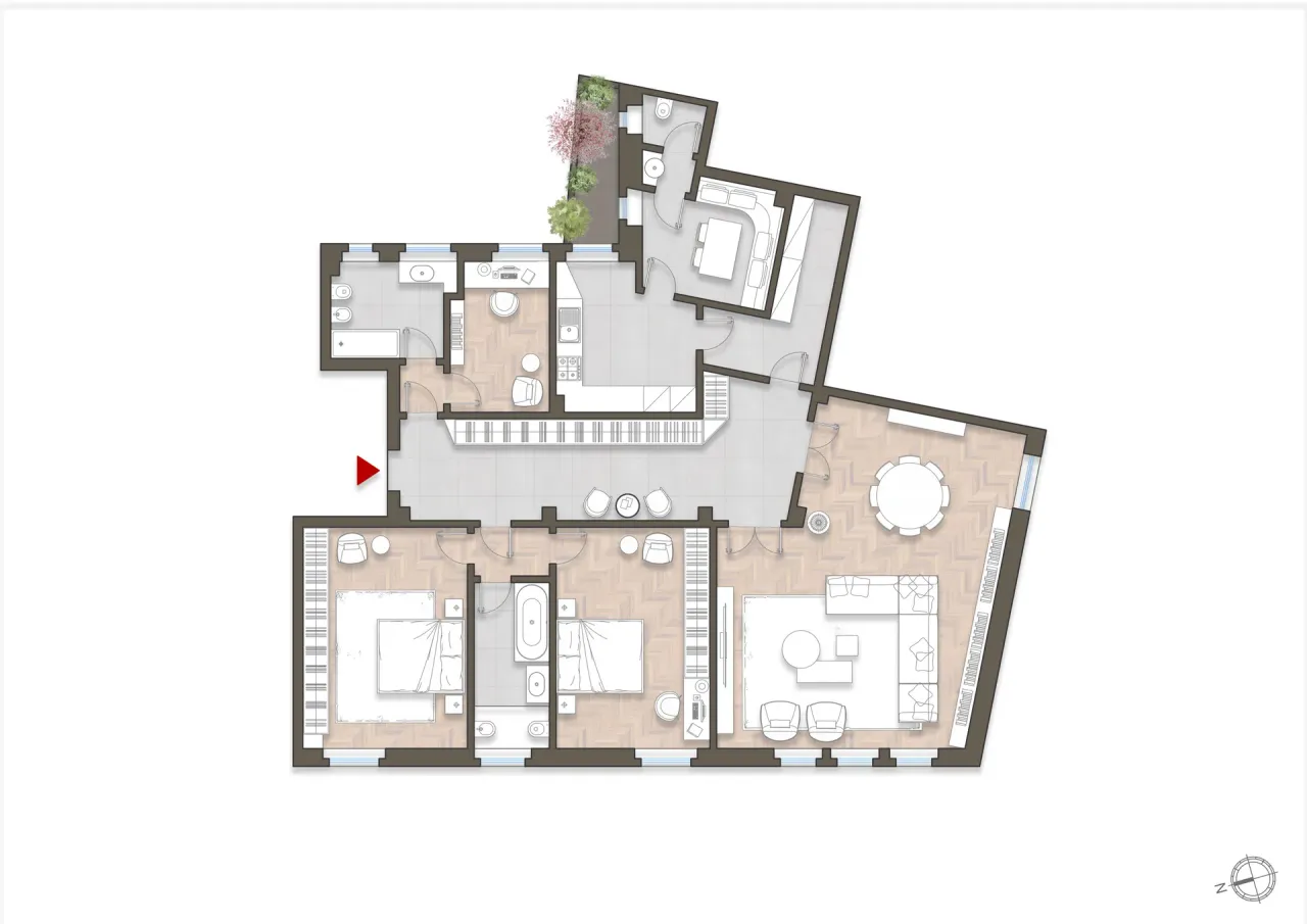 living - Vetra 21 - Living - Dils - Floor Plan - 1