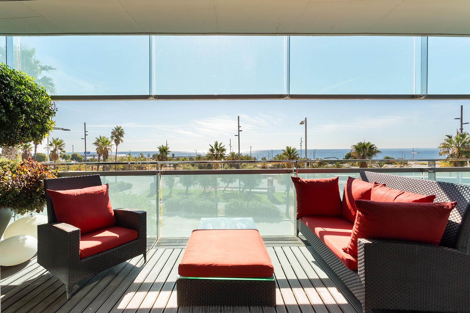 living - 130m² apartment with 84m² terrace for sale in Diagonal Mar - gallery thumbnail - 5
