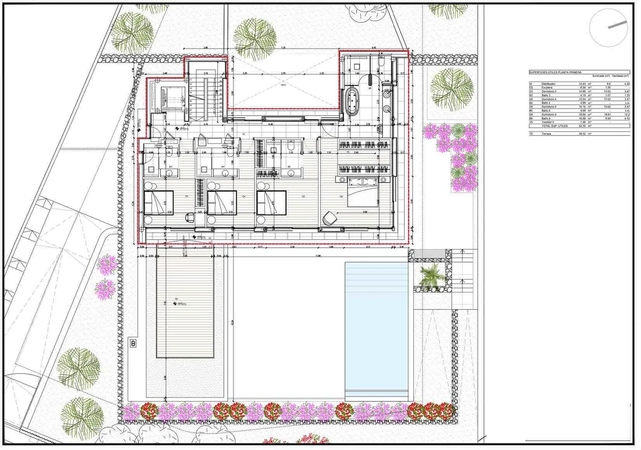 living - Casa / villa de 708m² con 303m² terraza en venta en Port d'Andratx - Plano del piso - 3