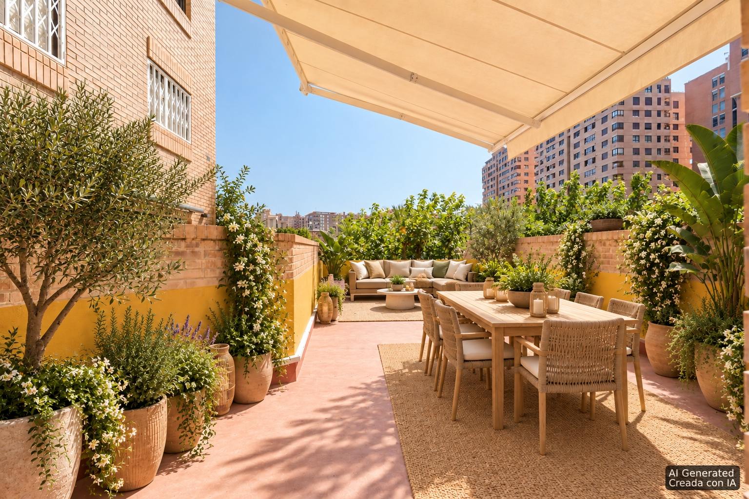 living - Piso de 118m² con 45m² terraza en venta en El Pla del Real - gallery thumbnail - 6
