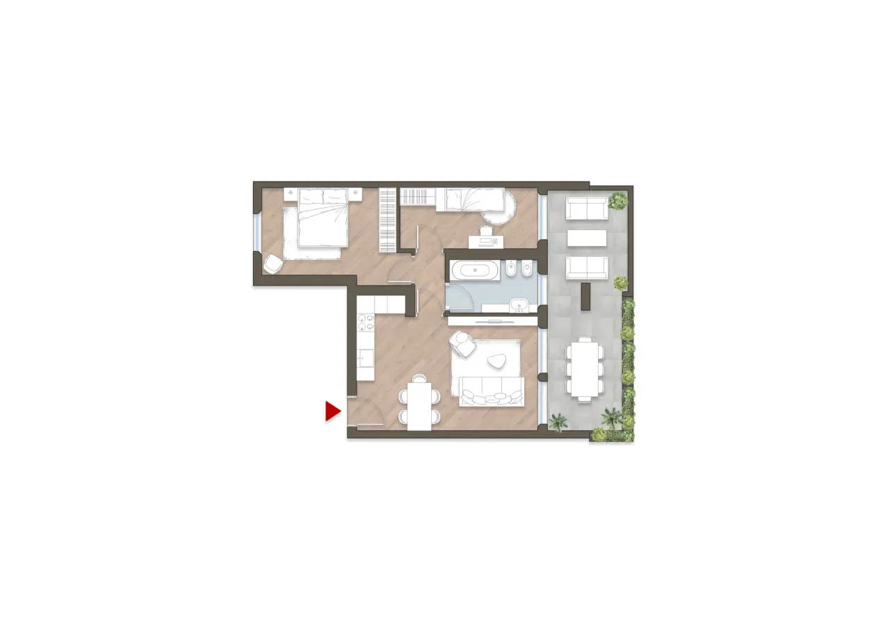 living - Spadolini 11B - Living - Dils - Planimetria - 1