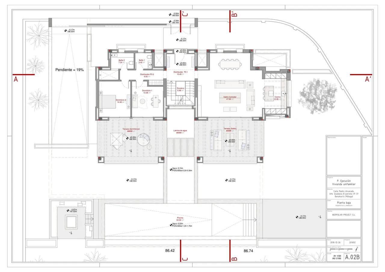 living - 581m² house / villa with 110m² terrace for sale in Benahavís - Floor Plan - 2