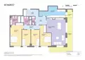 living - Piso de 144m² con 18m² terraza en venta en Pedralbes - Plano del piso thumbnail - 1