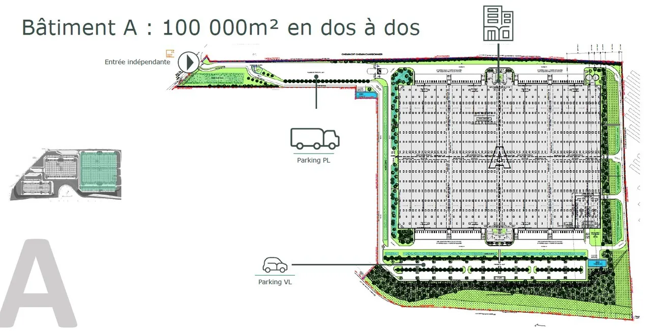 logistics - Entrepôt Logistique À Louer - Plan d'étage - 1