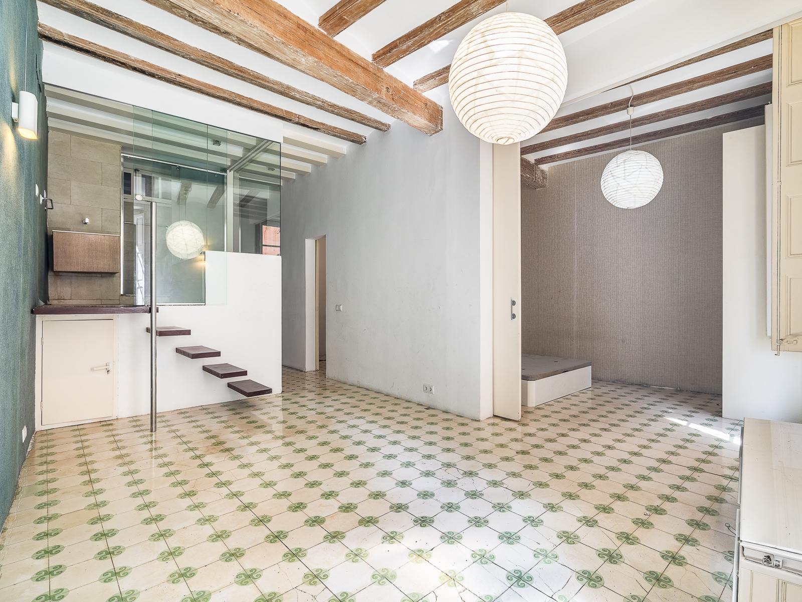 living - Piso de 73m² en venta en Gótico, Barcelona - gallery - 3