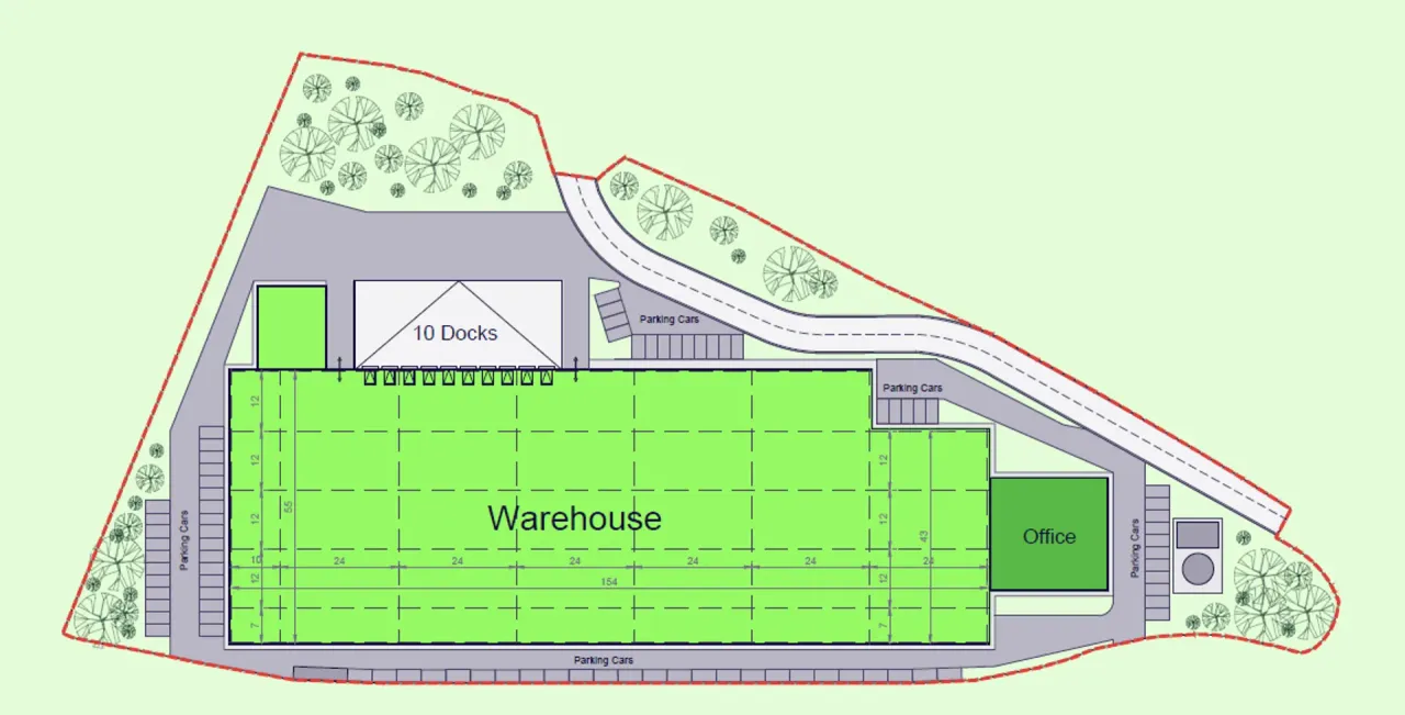 logistics - Brugherio Logistics Centre - Logistics - Dils - Plan d'étage - 1