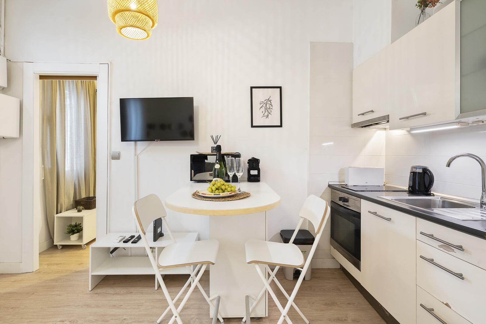living - Piso de 38m² con 10m² terraza en venta en Poblenou - gallery - 6