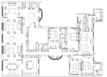 living - Piso de 494m² con 43m² terraza en venta en Castellana - Plano del piso thumbnail - 1