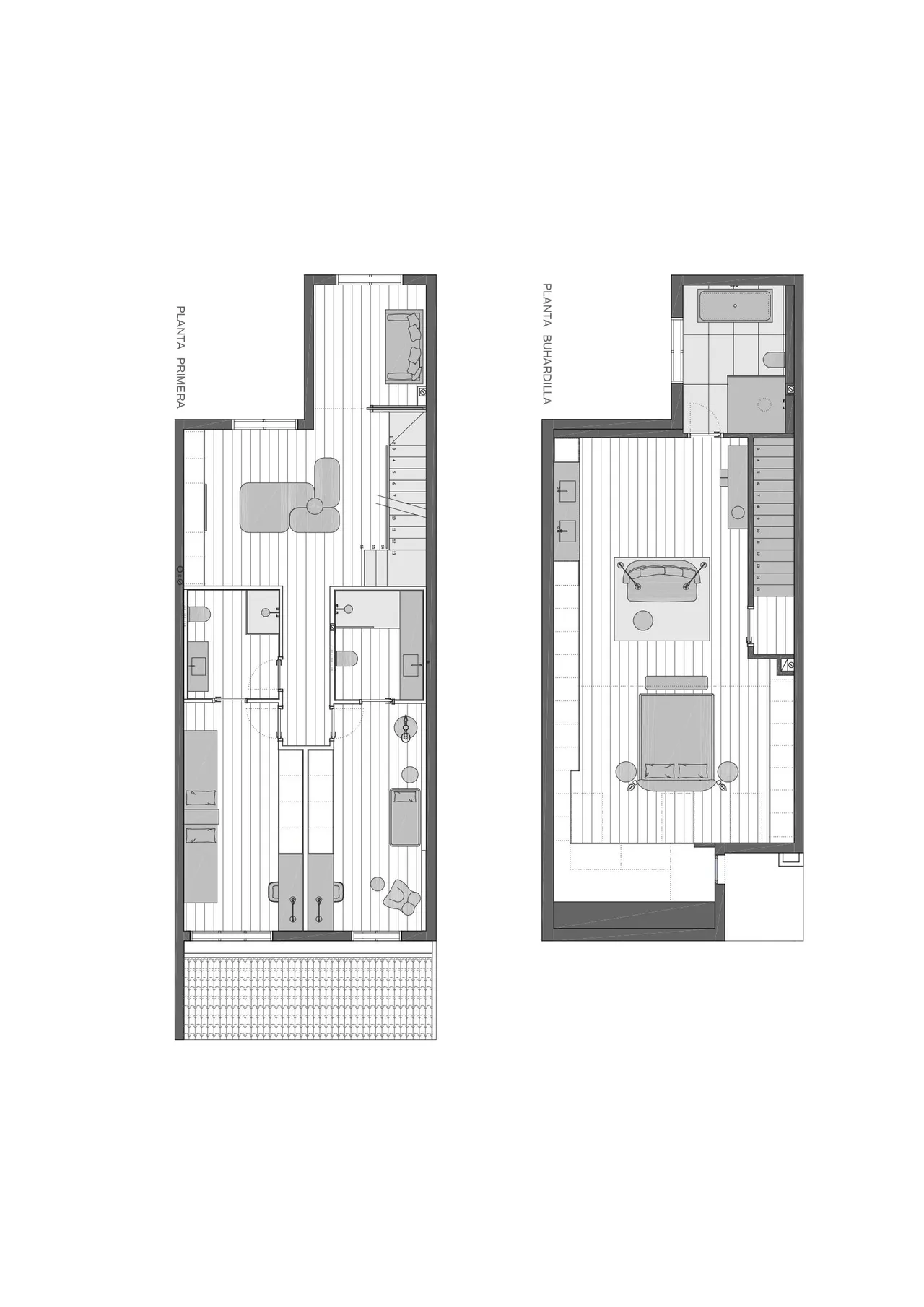 living - Casa / villa de 318m² en venta en Godella / Rocafort - Plano del piso - 2