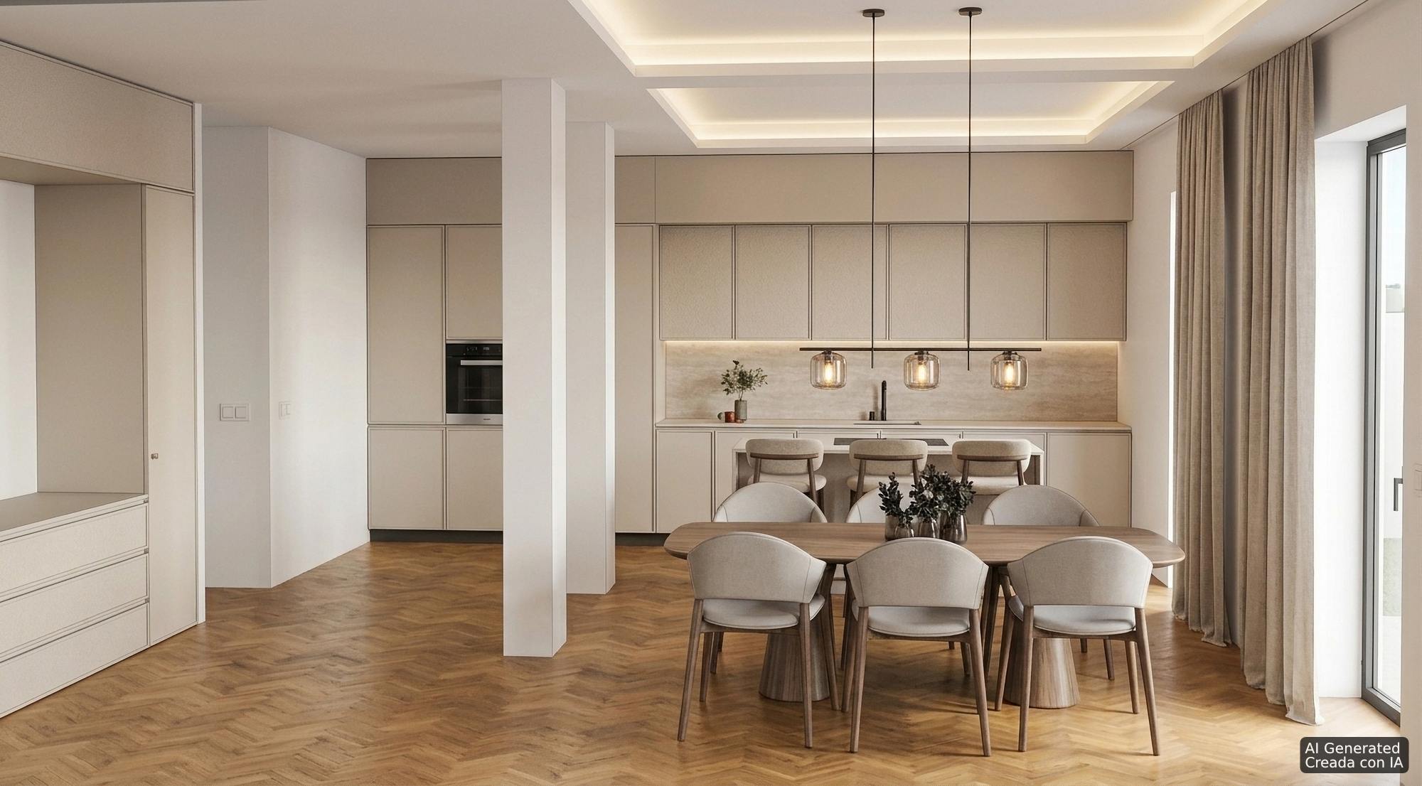 living - 147m² apartment for sale in Gran Vía, Valencia - gallery thumbnail - 3