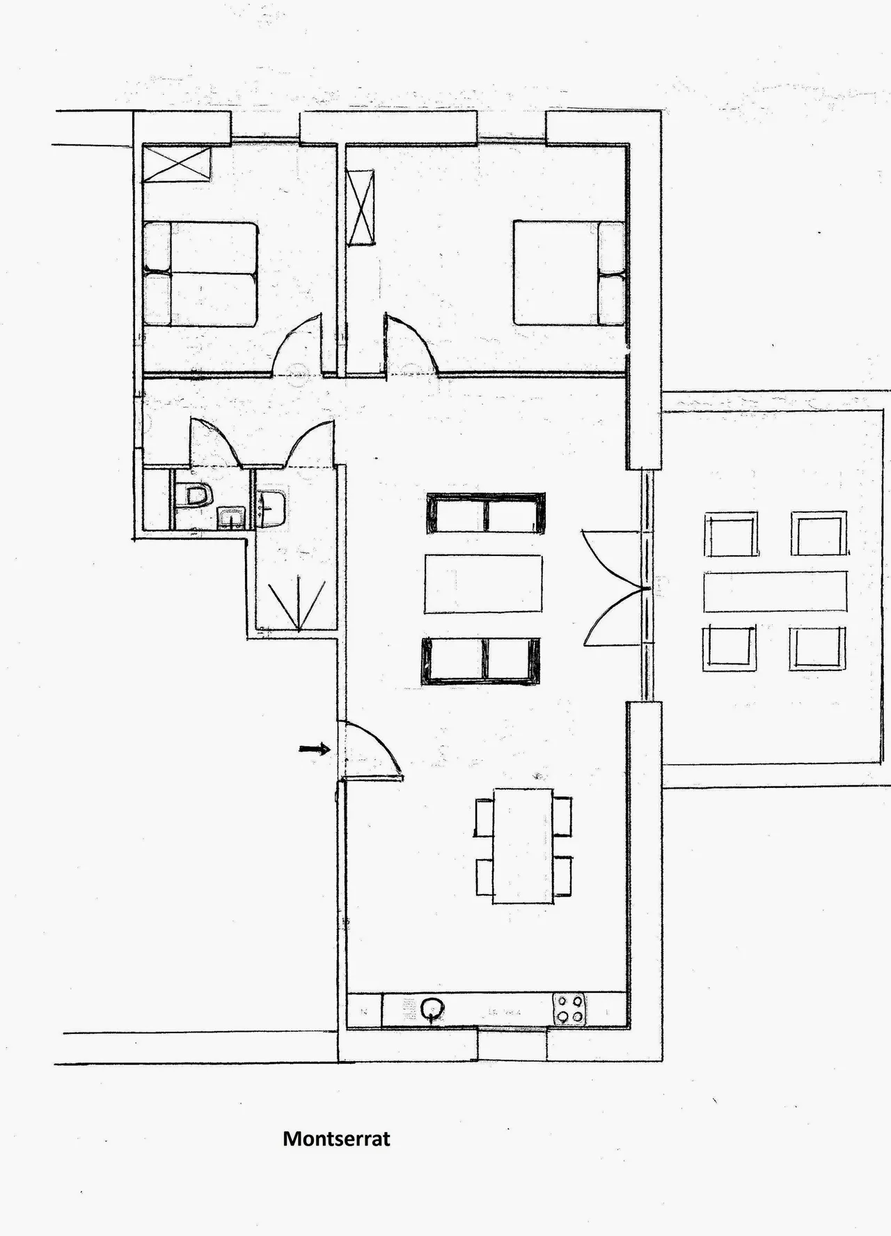 living - 1,200m² country house for sale in Penedès, Barcelona - Floor Plan - 2