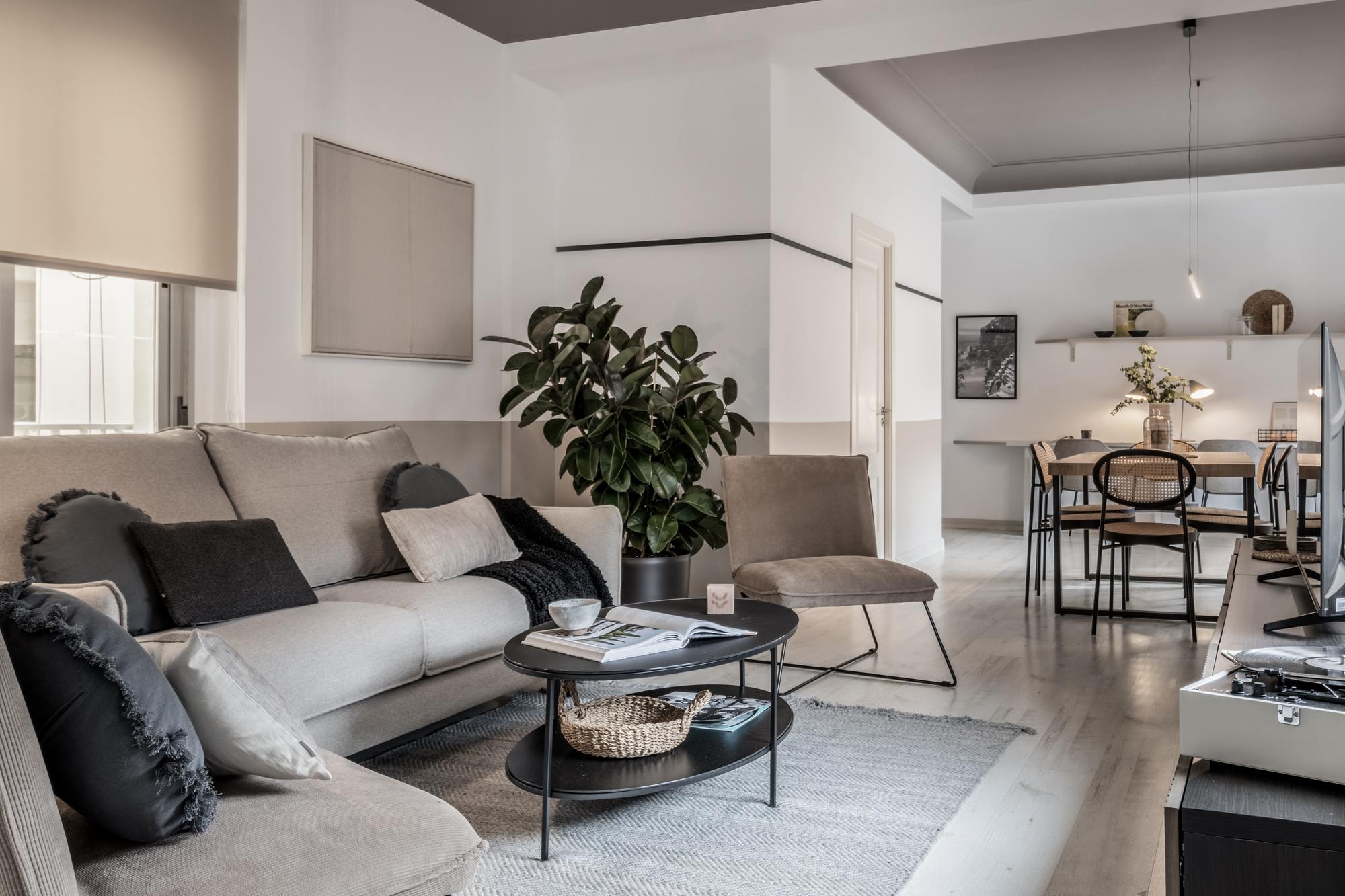 living - Piso de 93m² en venta en Goya, Madrid - featured