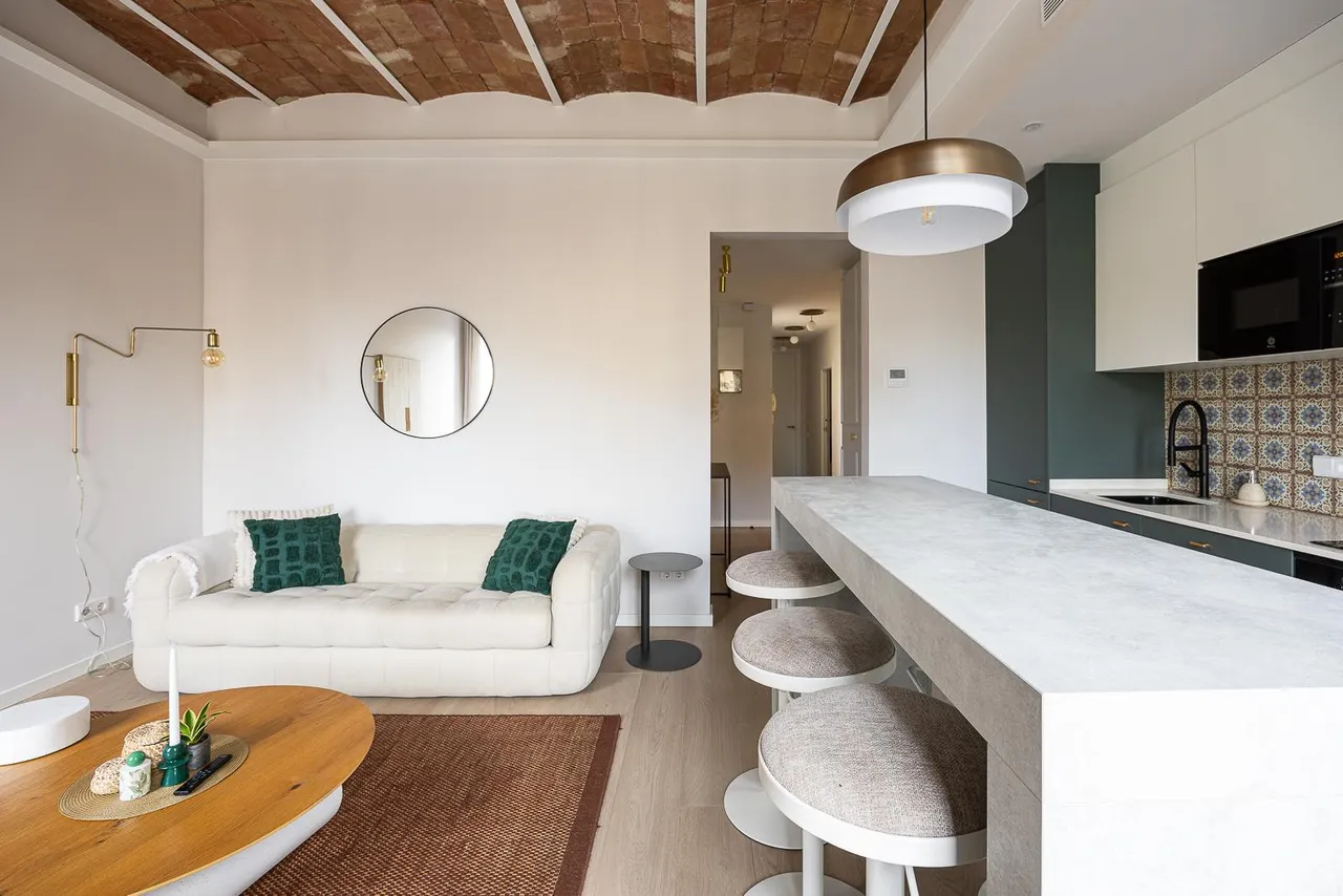 living - 103m² apartment for sale in Eixample Right, Barcelona - gallery - 3
