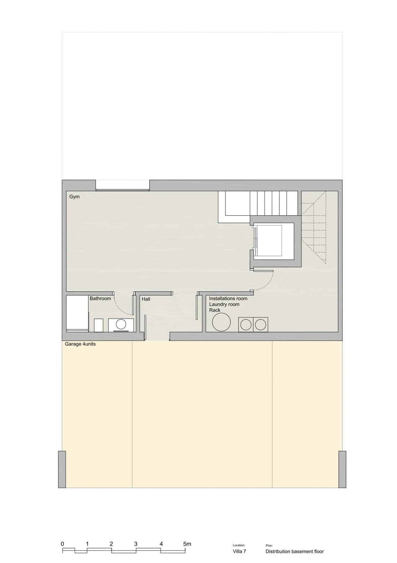 living - 373m² house / villa with 240m² terrace for sale in Golden Mile - Floor Plan - 1