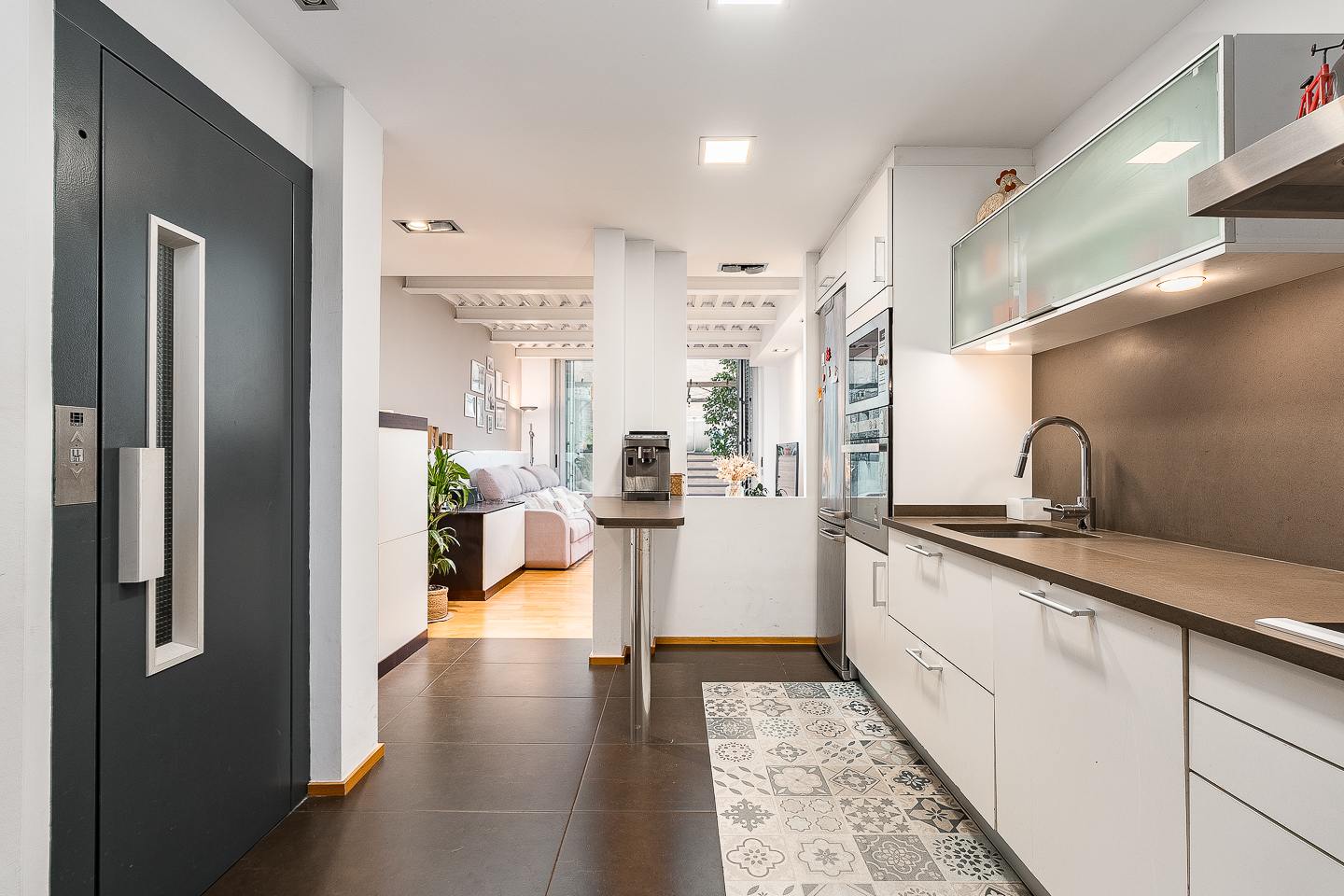 living - 136m² house / villa with 82m² terrace for sale in Sants-Badal - gallery thumbnail - 10
