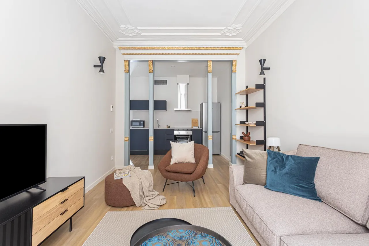 living - Piso de 83m² en venta en Gótico, Barcelona - gallery - 3