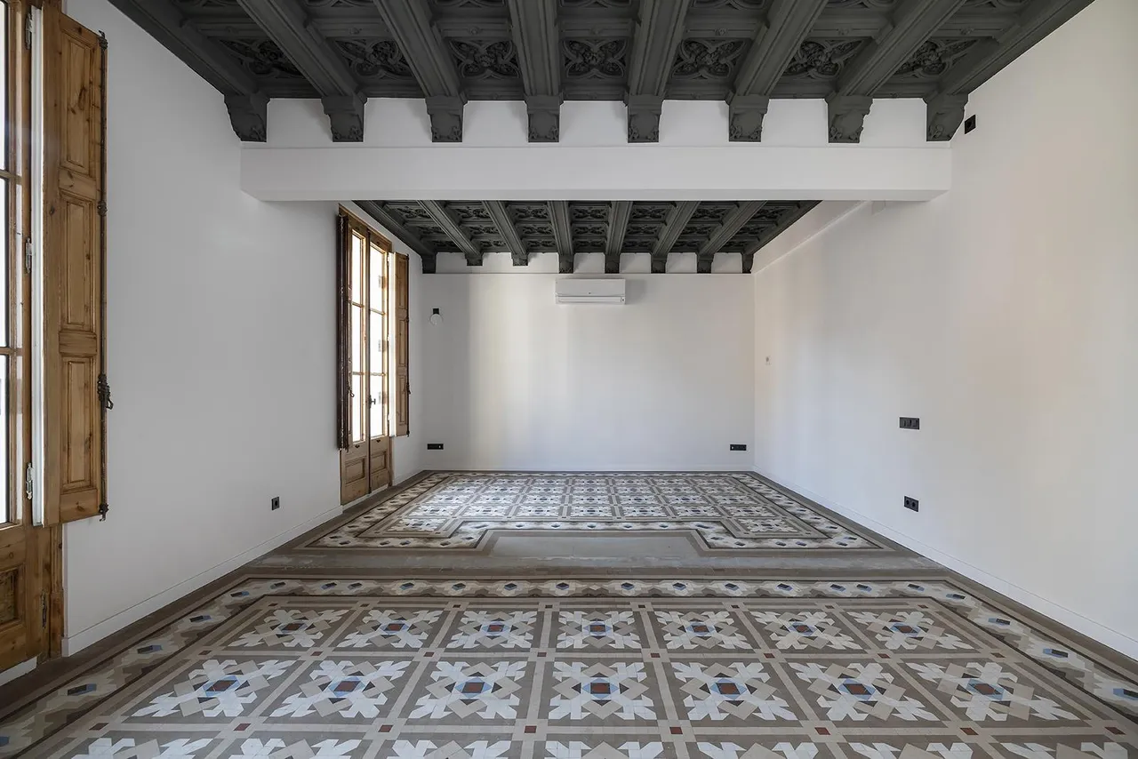 living - Piso de 200m² en alquiler en Eixample Derecho, Barcelona - gallery - 2