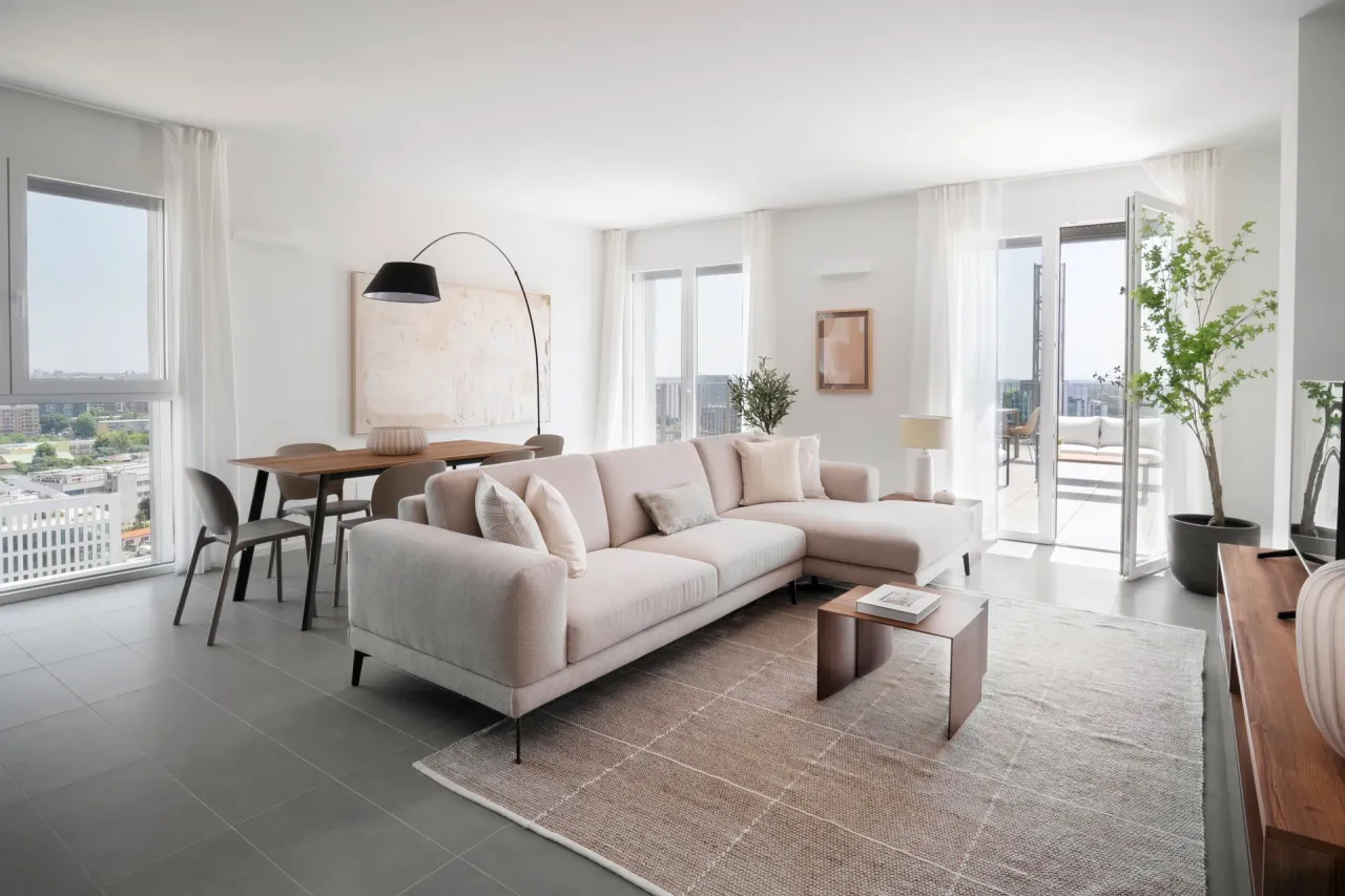 Trilocale  di 99 m2 - Edificio C1 - LivinUp  | Milano - Floor Plan - 3
