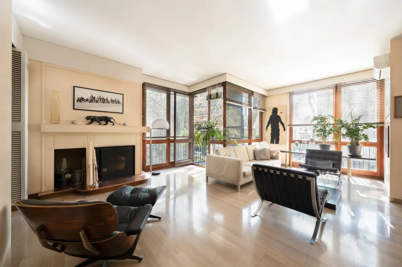 living - Via Domenichino n. 44 Milano - Residencial - Dils - gallery - 2