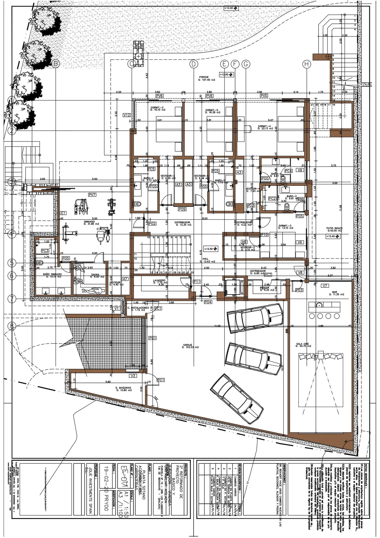 living - 925m² house / villa with 220m² terrace for sale in New Golden Mile - Floor Plan - 2