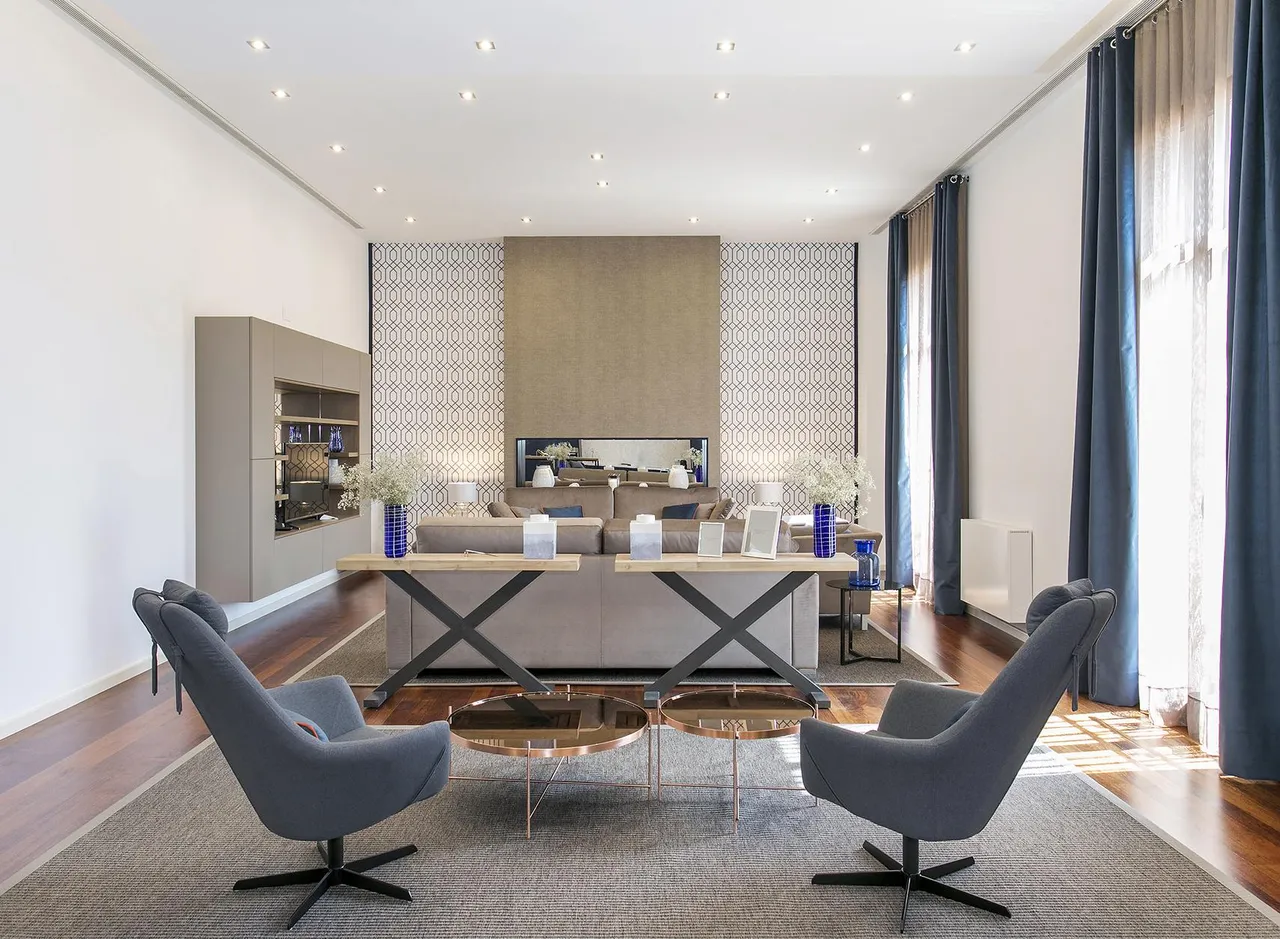 living - Piso de 170m² en venta en Gótico, Barcelona - gallery - 2