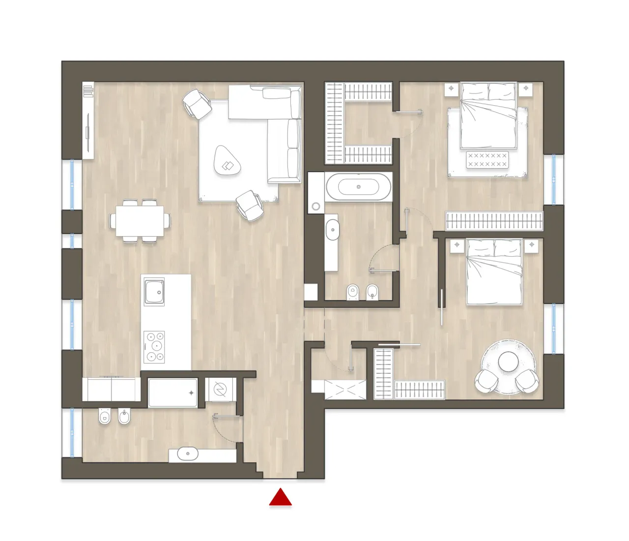 living - Calvi 2 - Living - Dils - Planimetria - 1