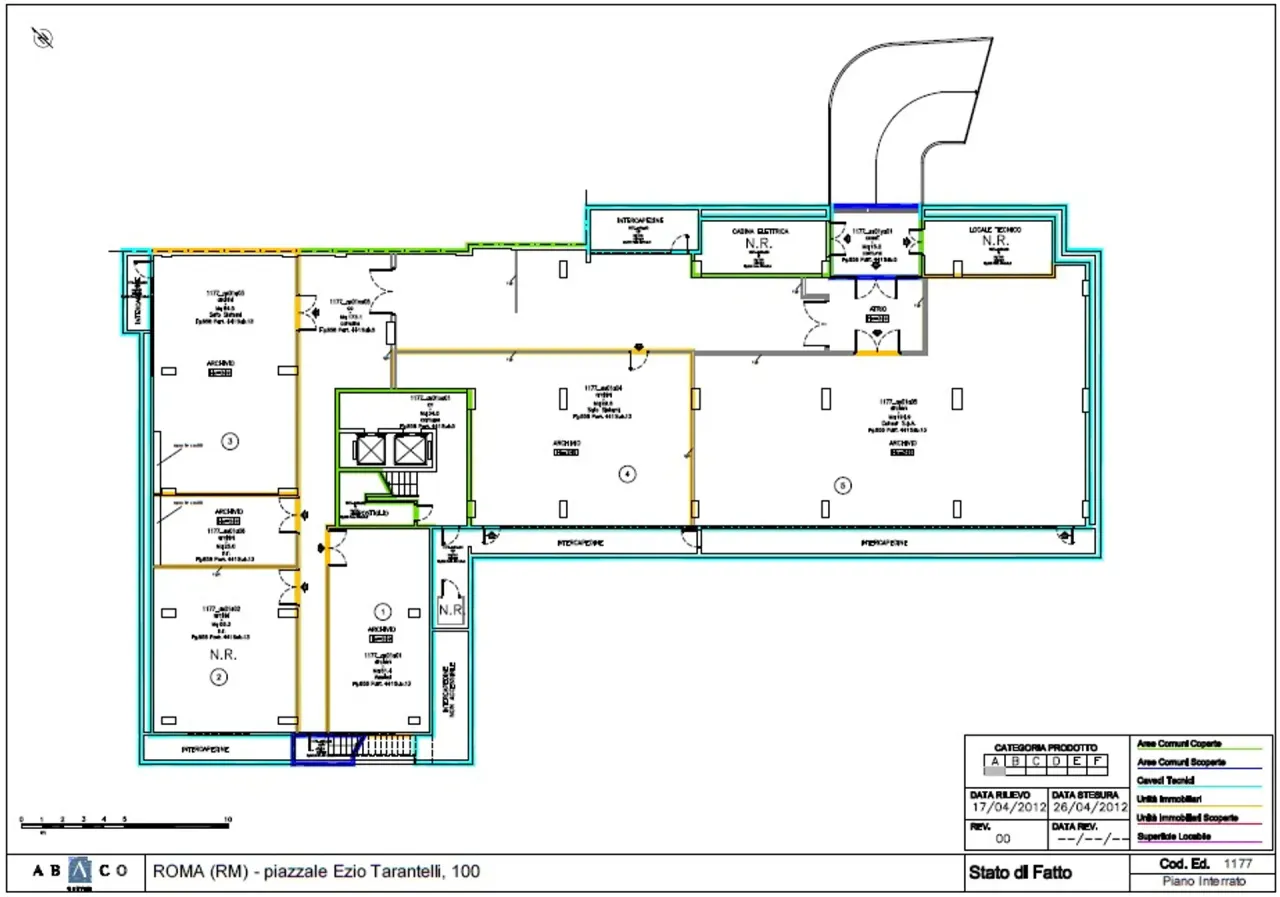 office - Tarantelli 100 - Uffici - Dils - Planimetria - 1