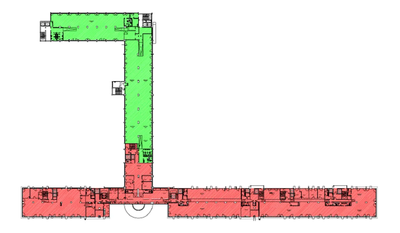 office - Gorki 32 - Kantoor - Dils - Verdiepingsplan - 1
