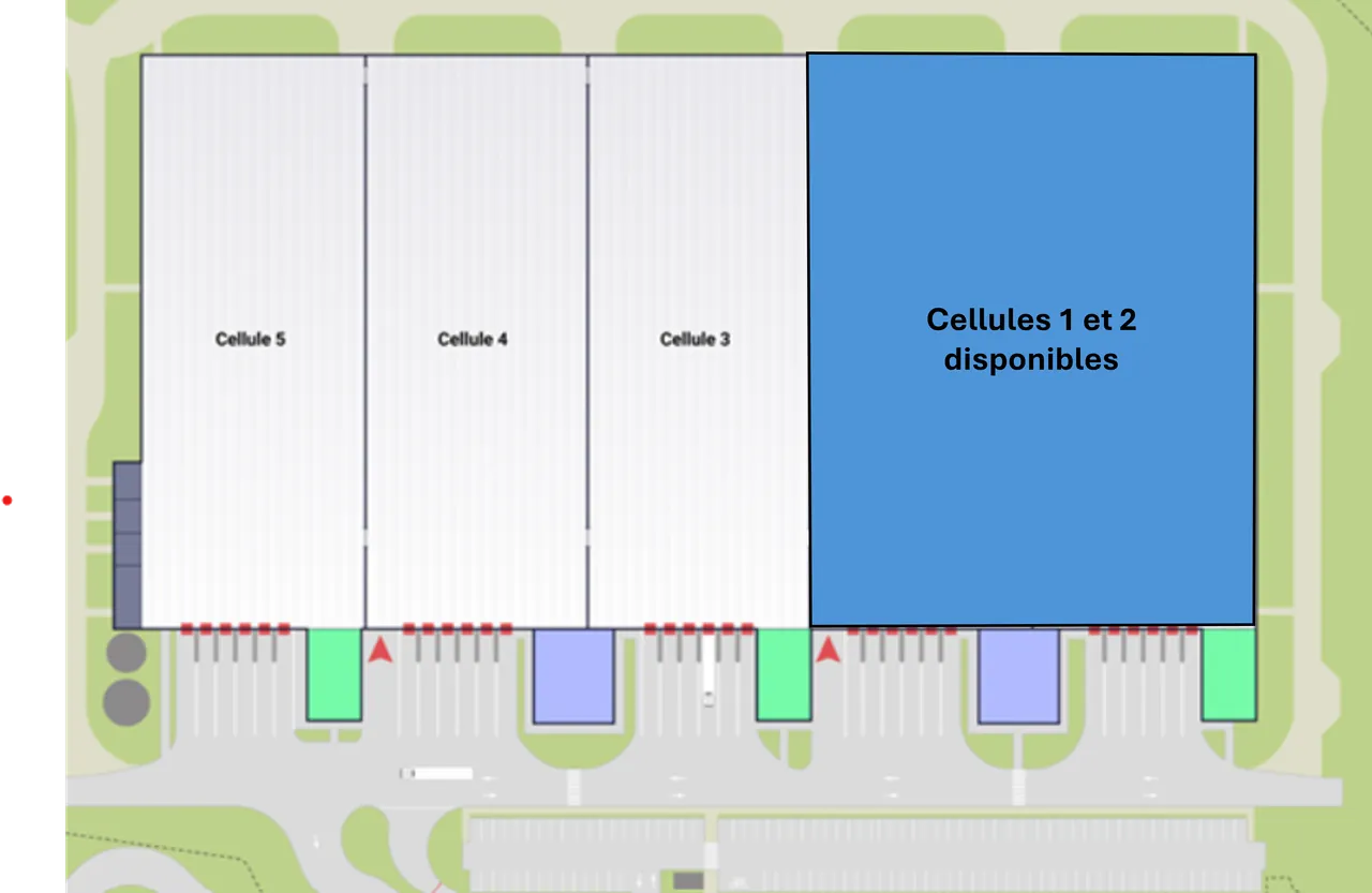 logistics - Logistics Warehouse For Rent - Floor Plan - 1