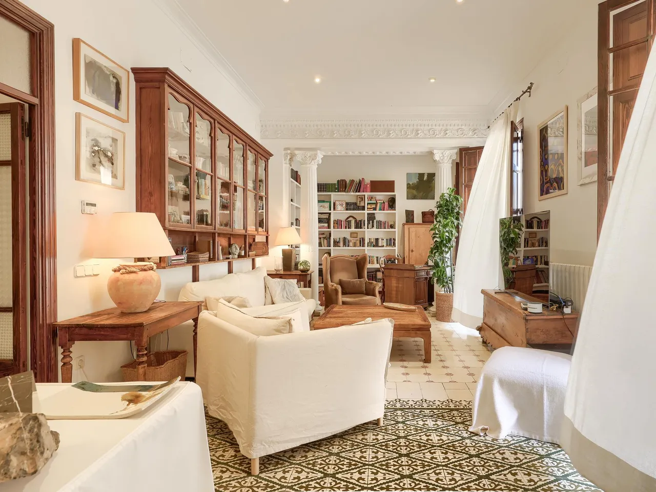 living - Piso de 144m² con 41m² terraza en venta en Palma de Mallorca - gallery - 3