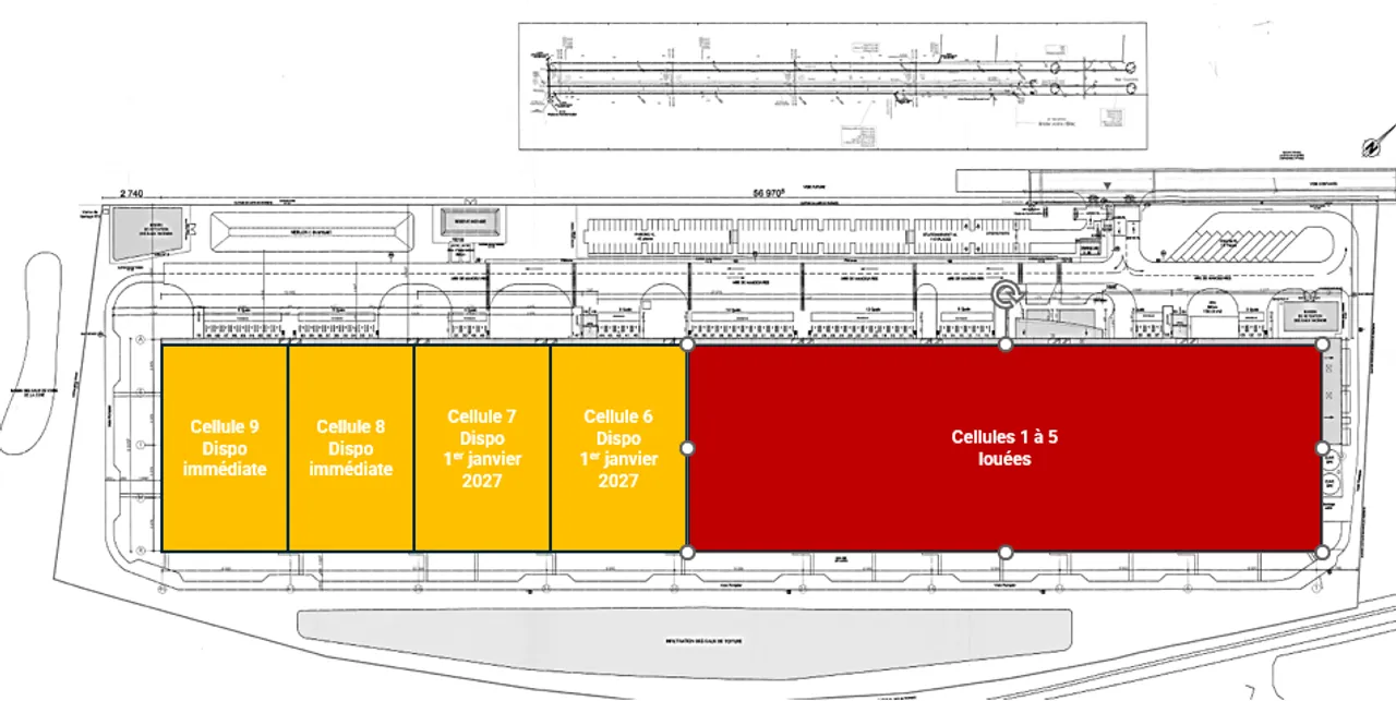 logistics - Logistics Warehouse For Rent - Floor Plan - 1
