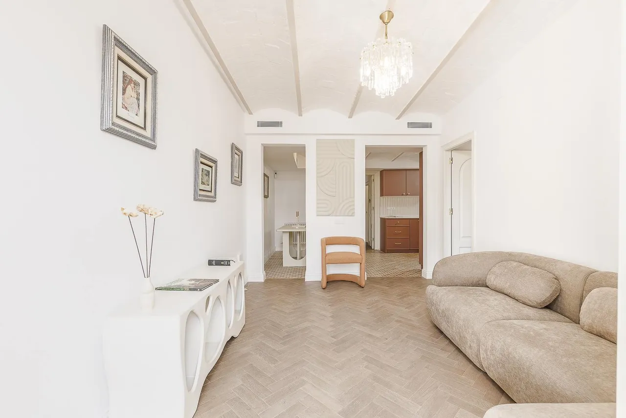 living - Piso de 119m² con 15m² terraza en venta en Eixample Derecho - gallery - 8