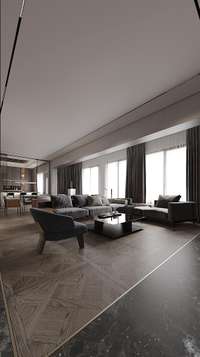 living - 390m² apartment for sale in Turó Park, Barcelona - gallery thumbnail - 4
