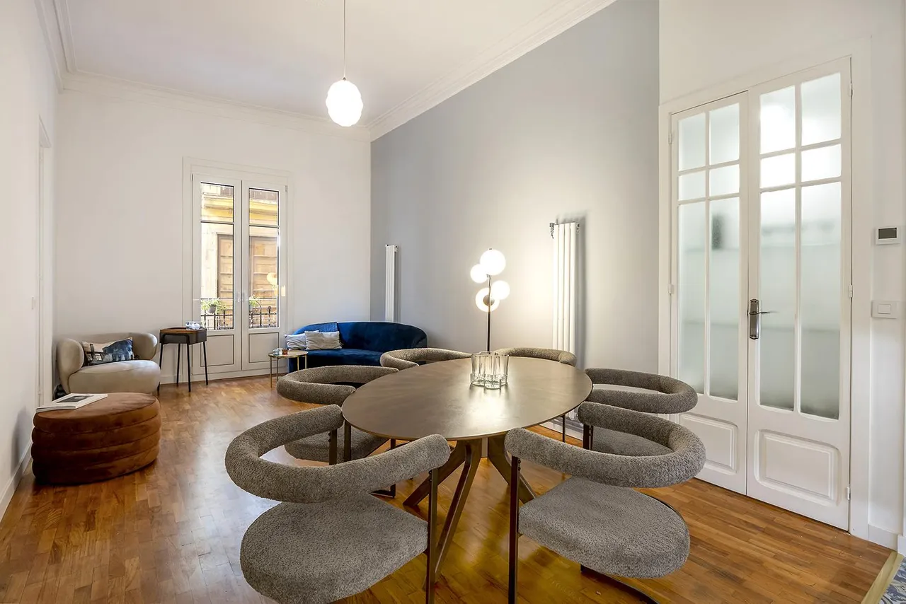 living - Piso de 147m² con 16m² terraza en venta en El Born - gallery - 4