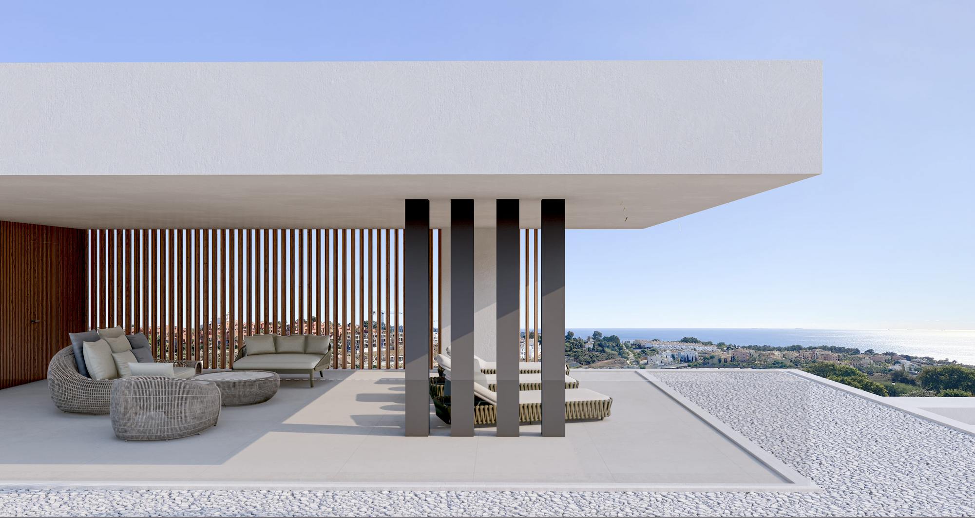 living - Casa / villa de 838m² con 231m² terraza en venta en Casares - gallery thumbnail - 9