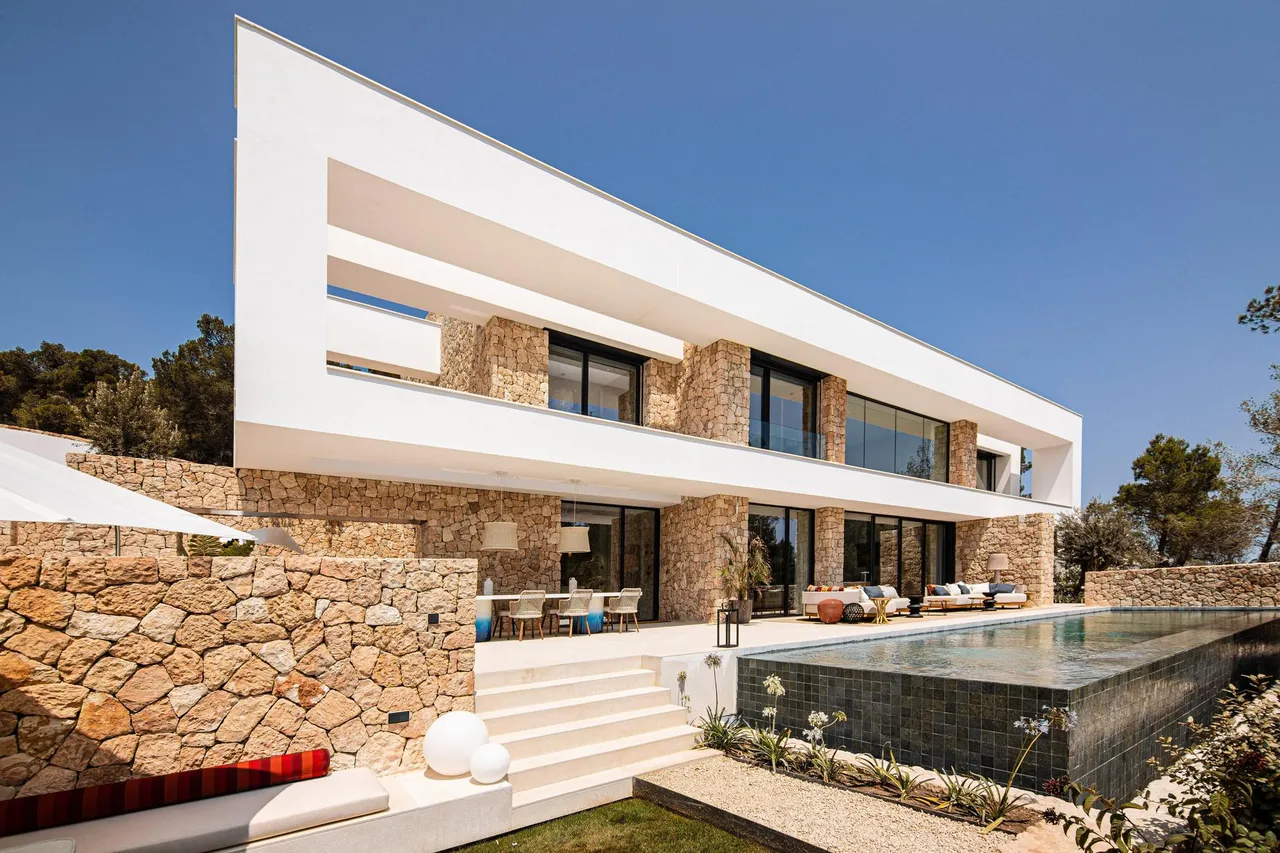 living - Contemporary 4 and 5-bedroom villas set on generous plots with private pools, surrounded by nature, just minutes from Ibiza Town - gallery - 3