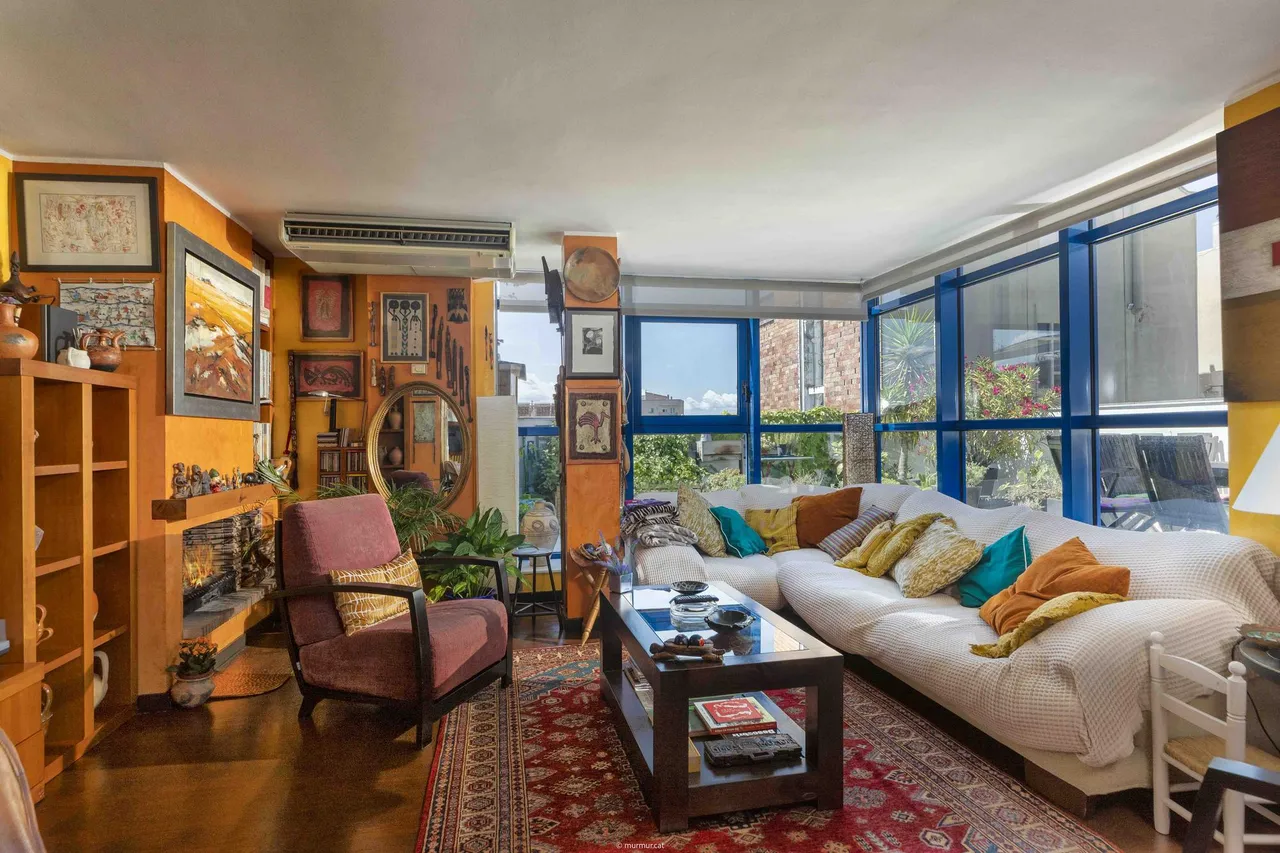 living - Ático de 154m² con 51m² terraza en venta en Barri Vell - gallery - 5