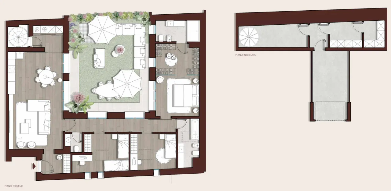 living - Comelico 41 - Wonen - Dils - Verdiepingsplan - 2