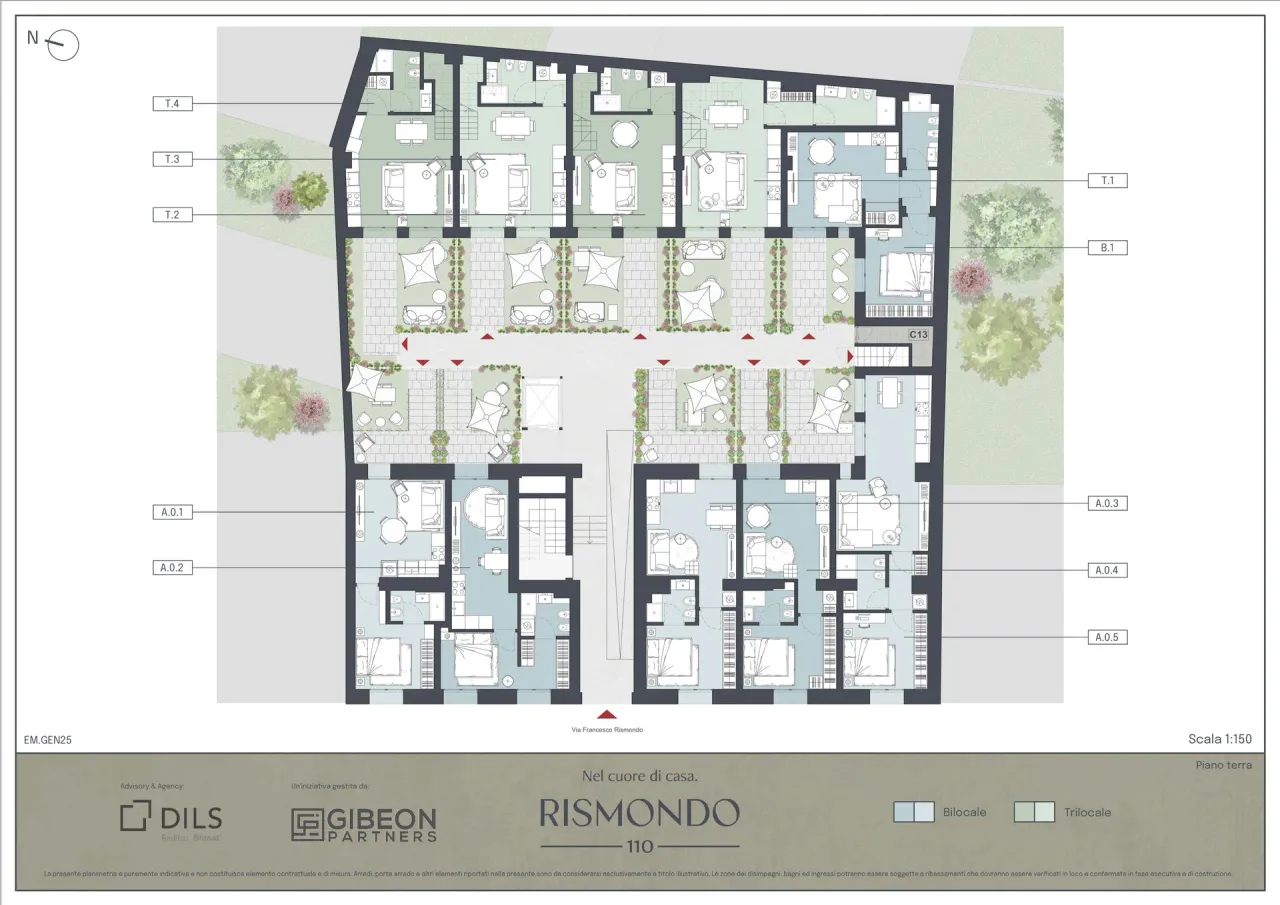 living - Rismondo 110 Living Dils - Planimetria - 1
