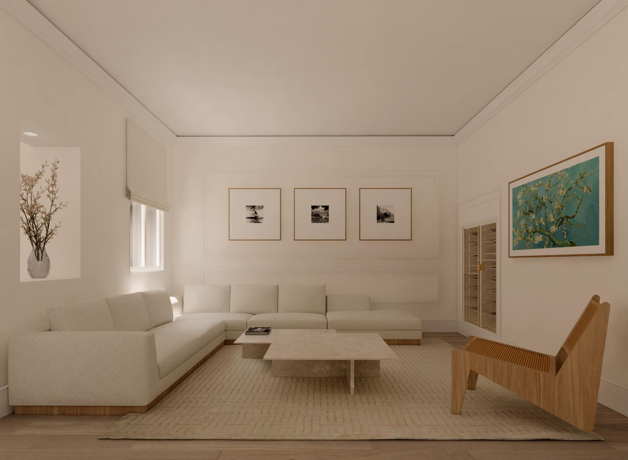 living - Piso de 212m² en venta en Castellana, Madrid - gallery thumbnail - 2