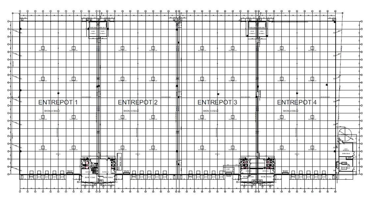 logistics - Logistics Warehouse For Rent - Floor Plan - 1