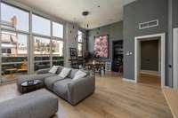 living - 130m² penthouse for sale in Eixample Left, Barcelona - gallery thumbnail - 9