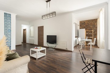 living - Piso de 107m² con 11m² terraza en venta en Gótico - featured