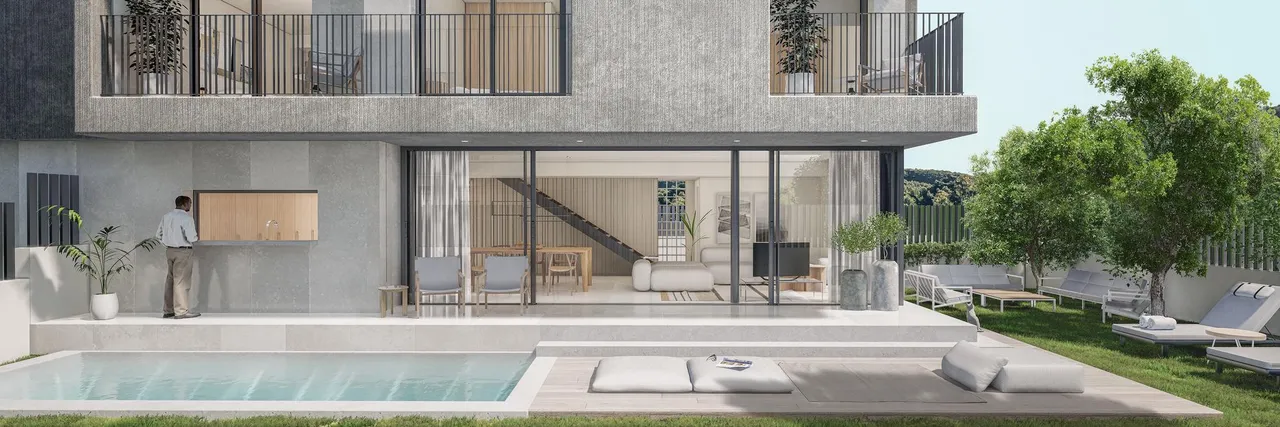 living - Sa Finca – 8 exclusivas villas de nueva construcción con piscina privada en Ca Na Negreta, Ibiza - gallery - 3