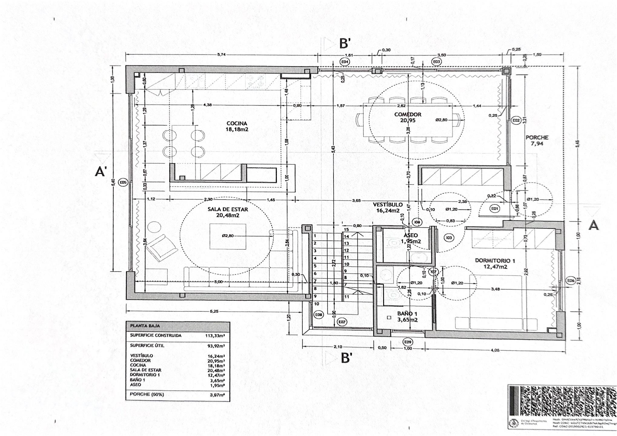 living - 355m² house / villa for sale in Montgat, Barcelona - Floor Plan - 2