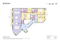 living - Piso de 238m² con 19m² terraza en venta en Eixample Derecho - Plano del piso thumbnail - 1