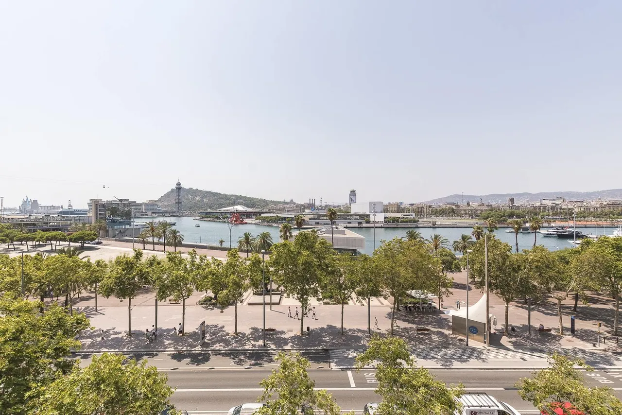 living - Ático de 53m² con 28m² terraza en venta en Barceloneta - gallery - 5