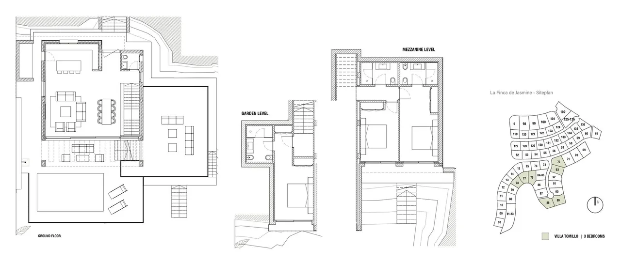 living - New build luxury villa for sale with sea views in La Alquería, Benahavís - Floor Plan - 3