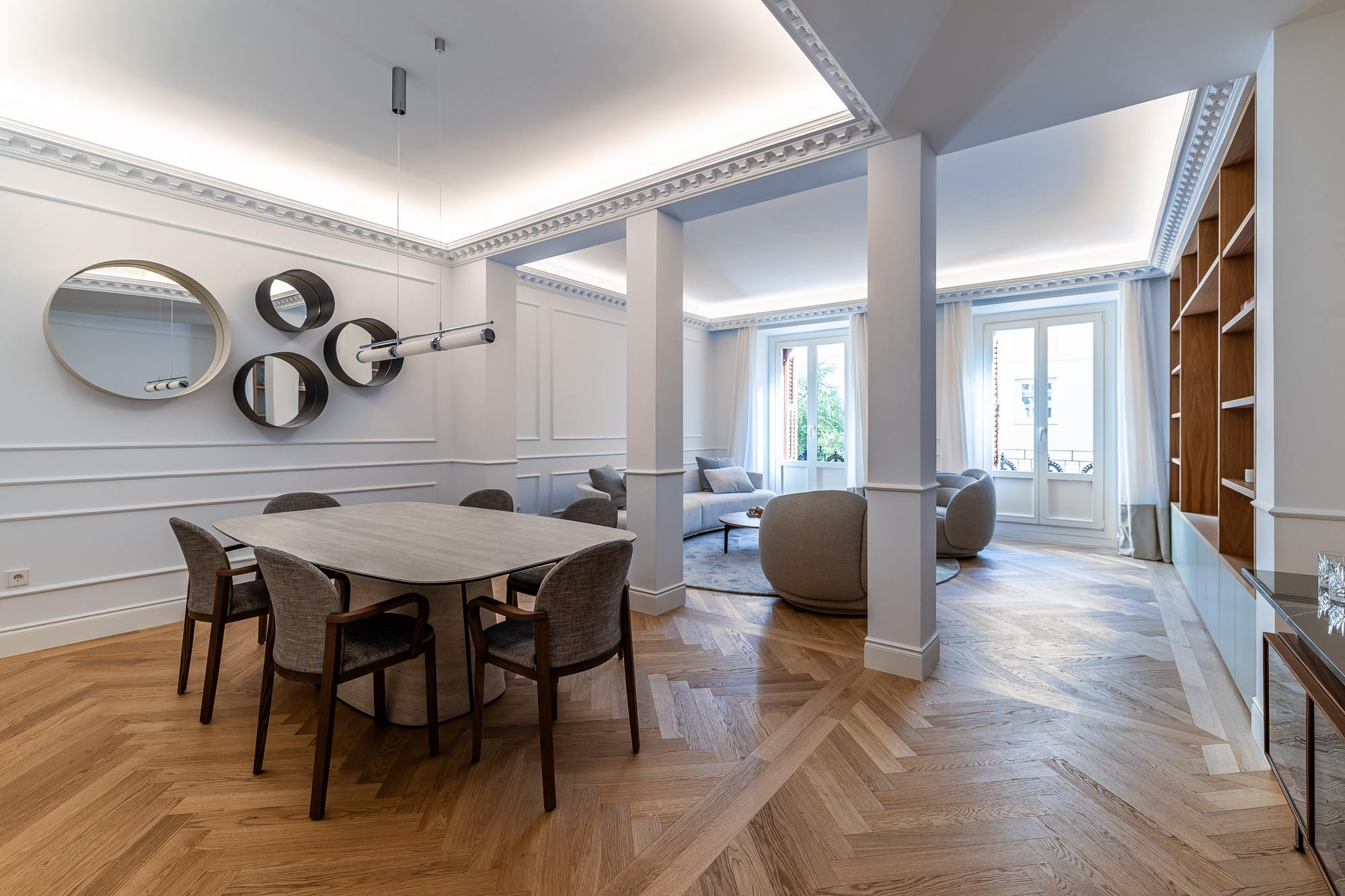 living - 185m² apartment for sale in Recoletos, Madrid - gallery thumbnail - 8
